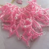 Pendientes acero con coral de rocallas y pez