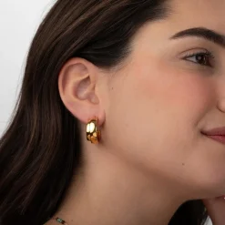 Pendientes Acero - Doble Aro 24 mm