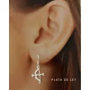 Pendientes Arco Y Flecha De Plata De Ley