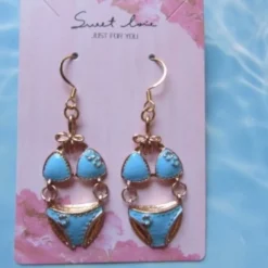 Pendientes bikinis de colores