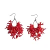Sale Che Carino Art Pendientes coral con rocallas