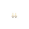 Pendientes Corazón negro