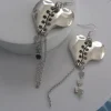Pendientes corazones de zamak