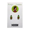 Pendientes de presión botellas de sidra mini