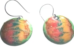 Pendientes esmaltados al Fuego