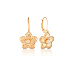 Sale Omar Joyas Rommy Pendientes Flor dorada