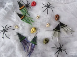 Online Che Carino Art Pendientes Halloween sombrero de bruja