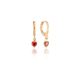 Best Omar Joyas Rommy Pendientes infantiles Corazón amor