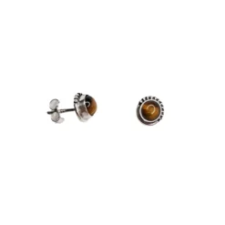 New Thaiba Pendientes ojo de tigre