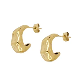 Hot Eriety Jewels Pendientes semi aro en acero