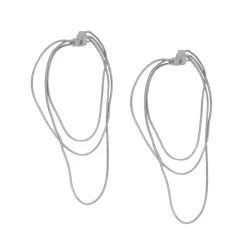 Pendientes tres cadenas largas