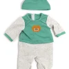 Pijama invierno verde (38 cm)
