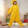 Pijama Mono Enterizo de Ratón Eléctrico Amarillo Infantil