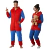 Best Kebedo Moda Pijama Mono Enterizo de Superhéroe Araña Adulto