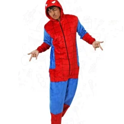 Best Kebedo Moda Pijama Mono Enterizo de Superhéroe Araña Adulto