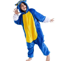 Pijama Mono Enterizo El Erizo Veloz Infantil