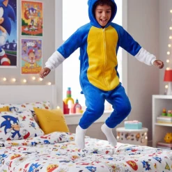 Pijama Mono Enterizo El Erizo Veloz Infantil