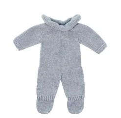 Miniland Pijama punto gris azulado (32cm)