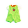 Miniland Pijama verde calor (40 cm)