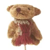 Clearance Working House Pincho Palo Peluche Mini Osito Oso Bufanda roja