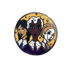 Pin de Enamel (metal) de las Hermanas Extrañas