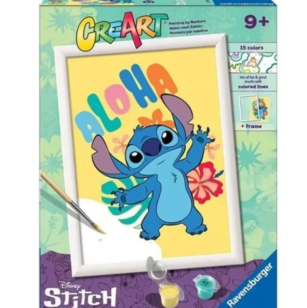 Clearance Ravensburger Pintar por números Aloha Stitch CreArt Serie D