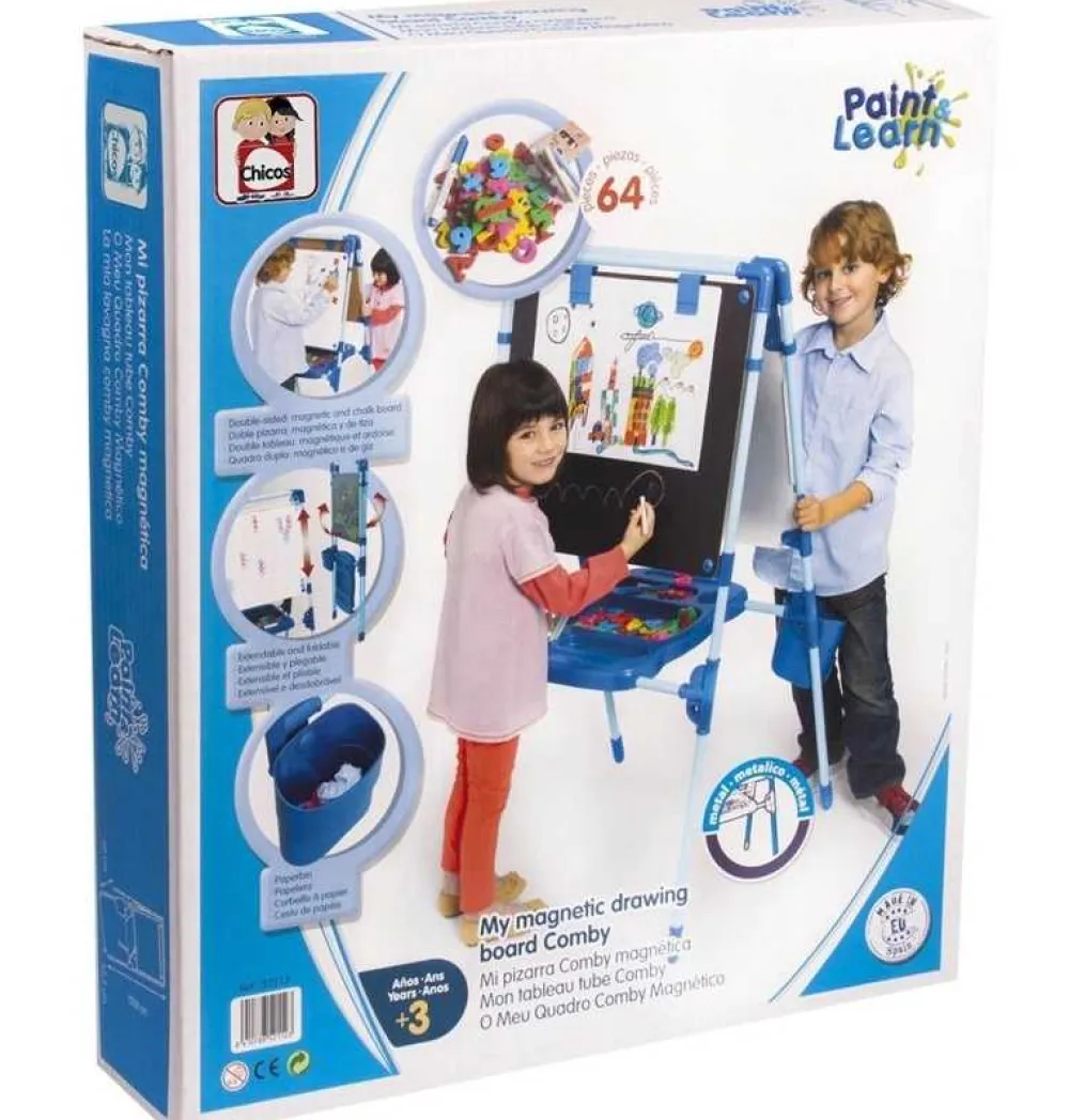 New Fábrica de Juguetes Pizarra Comby Magnética Infantil Reversible