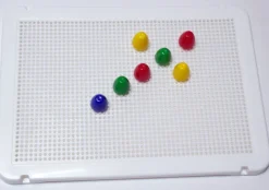 Placa blanca para pinchos / mosaicos (6 unidades)
