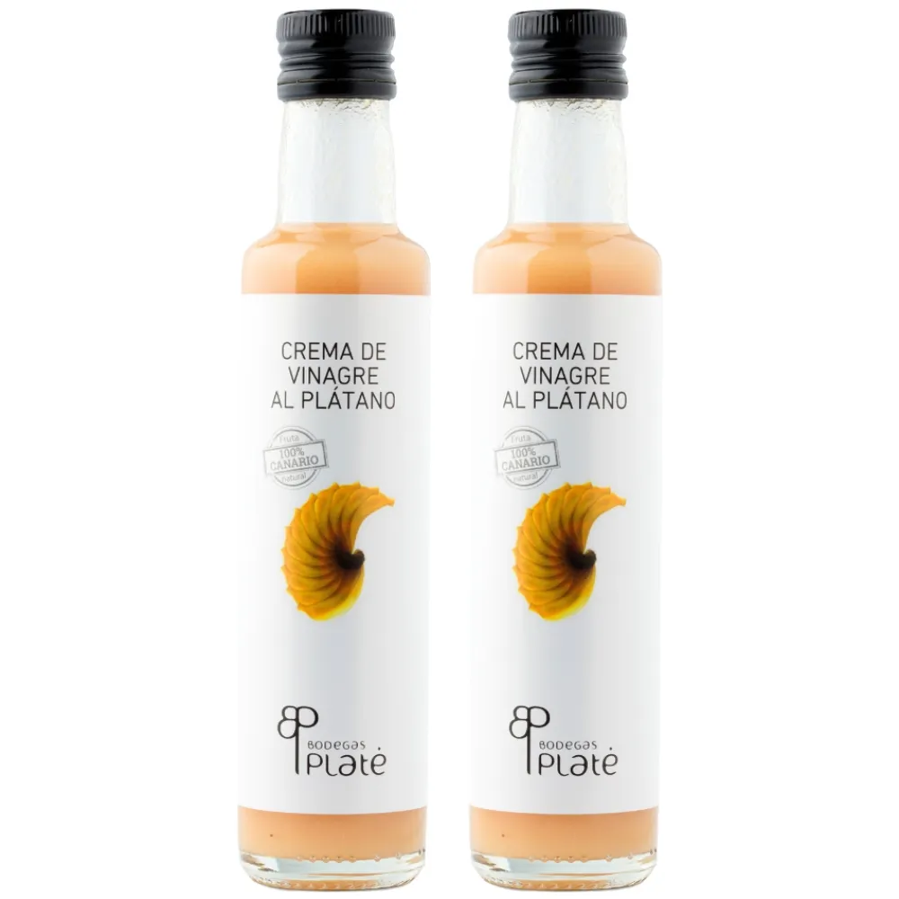 Clearance Bodegas Platé Platé Crema de vinagre Plátano 2x25 cl.