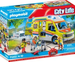 Playmobil Ambulancia con luz y sonido 71202