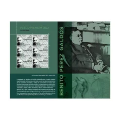 Pliego premium Benito Pérez Galdós I Serie Literatura | Pliego de 6 sellos