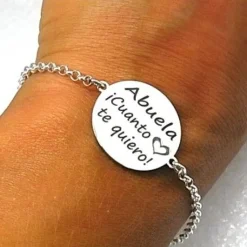 Pulsera Abuela ¡Cuánto Te Quiero! De Plata!