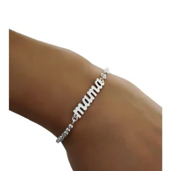Clearance Pulsera Bolas De Plata De Ley Para Mama