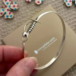 Pulsera Brazalete Estoque De Plata De Ley