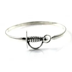 Pulsera Brazalete Estoque De Plata De Ley