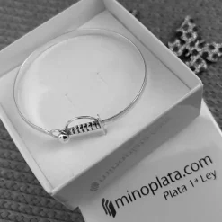 Pulsera Brazalete Estoque De Plata De Ley