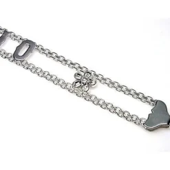 Clearance Pulsera Con Cualquier Nombre O Palabra De Plata De Ley