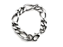 Pulsera De Acero Chico Eslabon 2 + 1