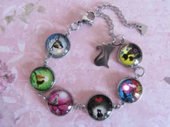 Clearance Che Carino Art Pulsera de acero inoxidable ''Gatos''
