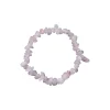 Sale Creatulote Pulsera de cuarzo rosa con chips de minerales naturales