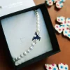 Discount Pulsera De Perlas Con Inicial De Plata