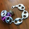 Online Pulsera De Plata De Ley Con Eslabón Calabrote Grande