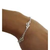 Pulsera De Plata De Ley Con Figuras De La Clave De Sol