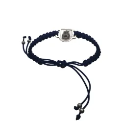 New PCMaes Pulsera en plata de ley con escudo grabado del CNP para mujer
