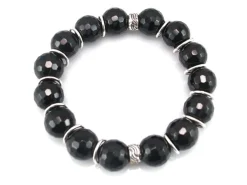 Online Pulsera En Plata Y Onix Para Colgantes Estilo Charms