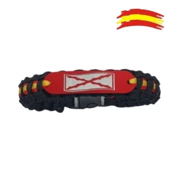 Pulsera España. Bandera Cruz de Borgoña