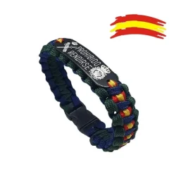 Clearance PCMaes Pulsera España. Escudos G. Civil y del CNP -Prohibido Rendirse
