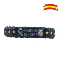 Clearance PCMaes Pulsera España. Escudos G. Civil y del CNP -Prohibido Rendirse