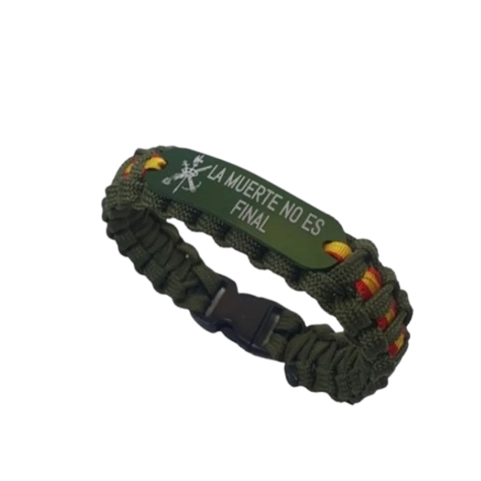 Pulsera España, escudo y texto Legión - Para hombre y Mujer
