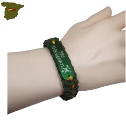 Pulsera España, escudo y texto Legión - Para hombre y Mujer